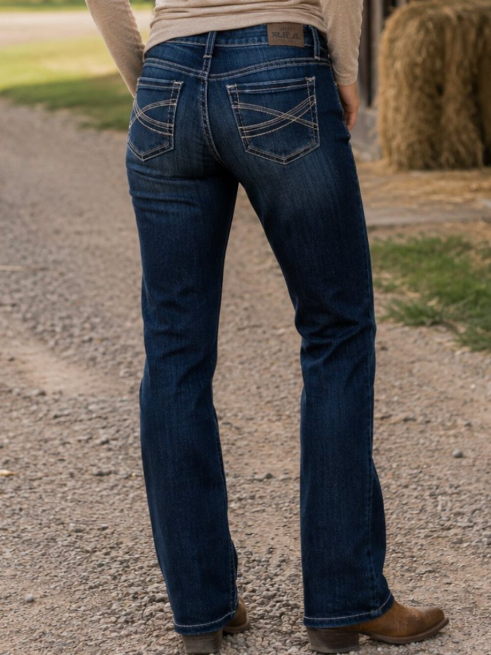 Ariat R.E.A.L. Riding Jeans Bootcut Dark Wash Size 32 Regular
